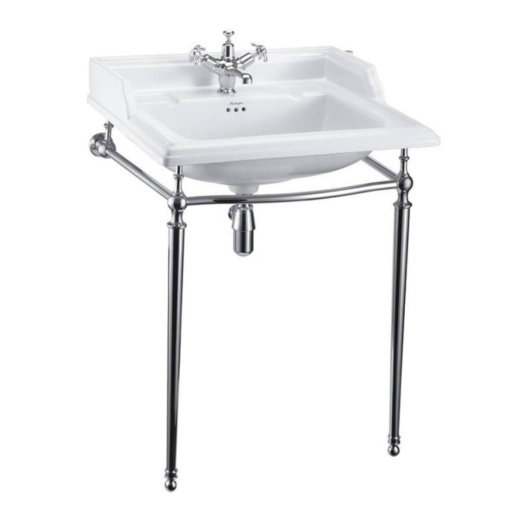 Burlington Classic Rectangular 65cm 1 Tap Hole Basin