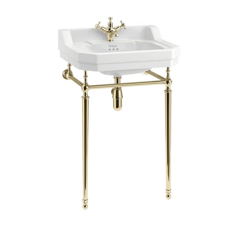 Burlington 56cm Gold Basin Washstand