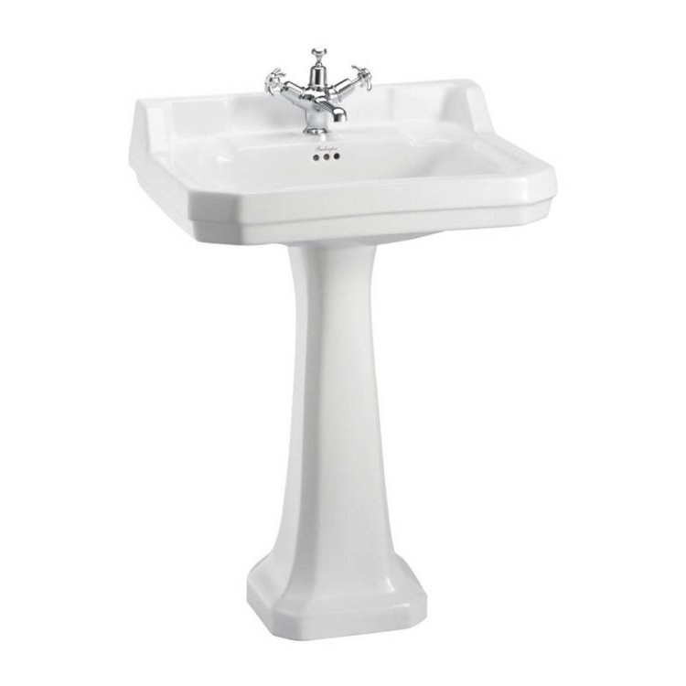 Burlington Edwardian 61cm 1 Tap Hole Basin