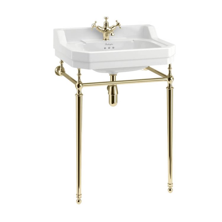 Burlington 61cm Gold Basin Washstand