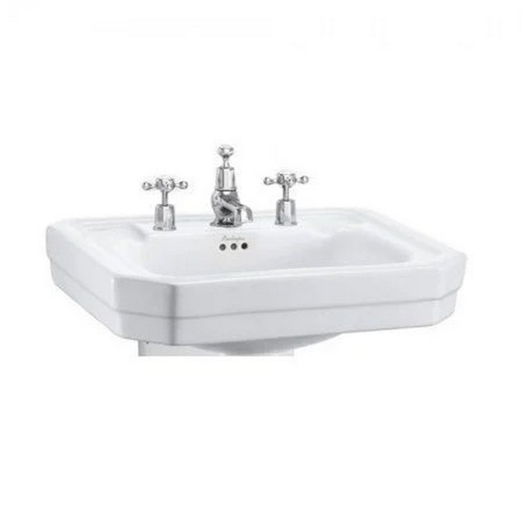 Burlington Victorian 61cm 3 Tap Hole Basin