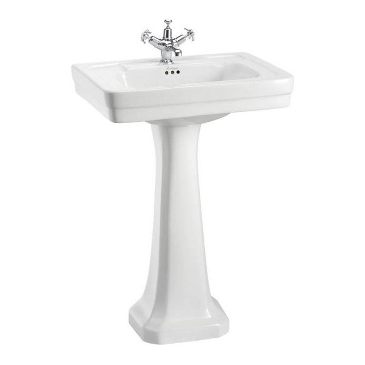 Burlington Contemporary 58cm 3 Tap Hole Basin