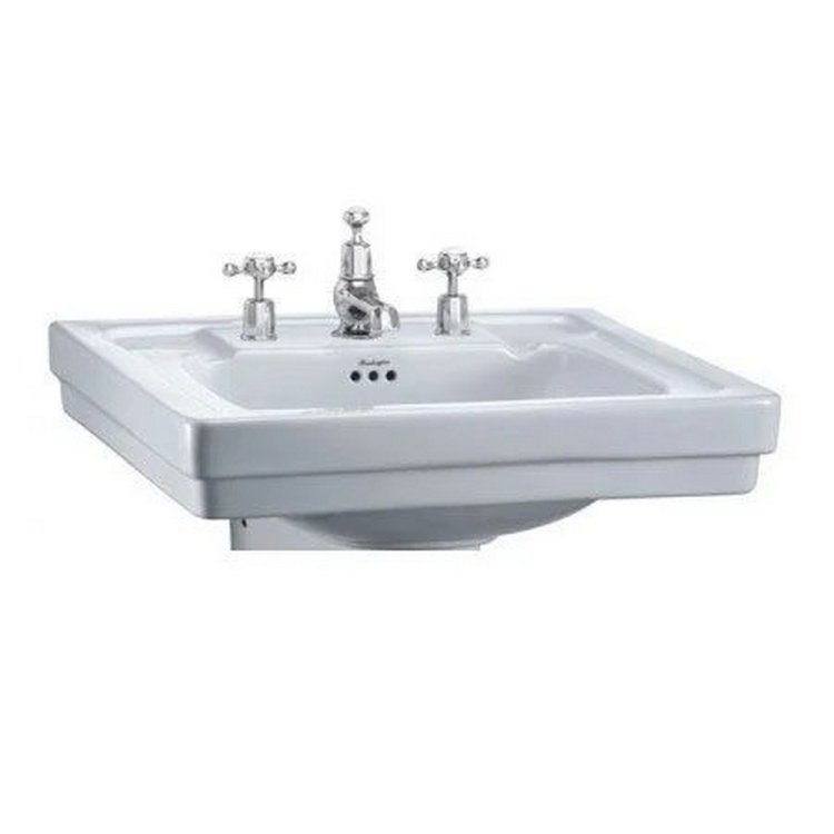 Burlington Contemporary 58cm 3 Tap Hole Basin