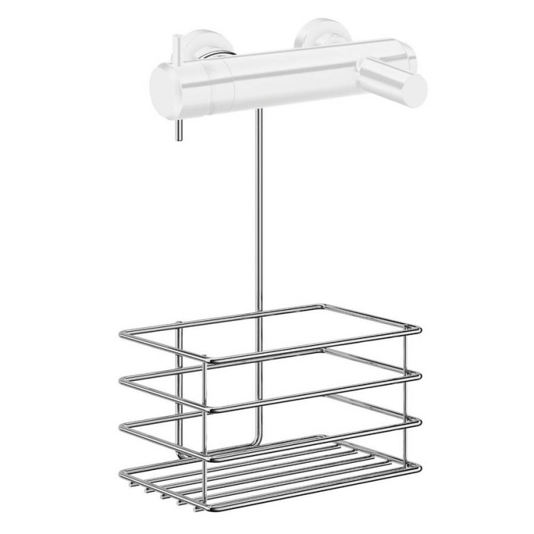 Smedbo Beslagsboden Chrome Shower Mixer Hanging Shower Basket