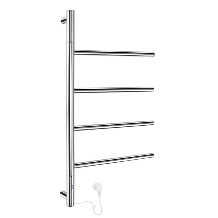 Smedbo Dry Polished Steel Electrical 4 Arm Towel Warmer