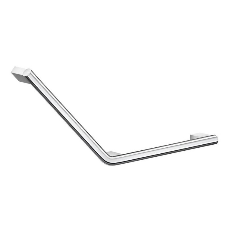 Smedbo Living Chrome 700mm LH Angled Grab Bar