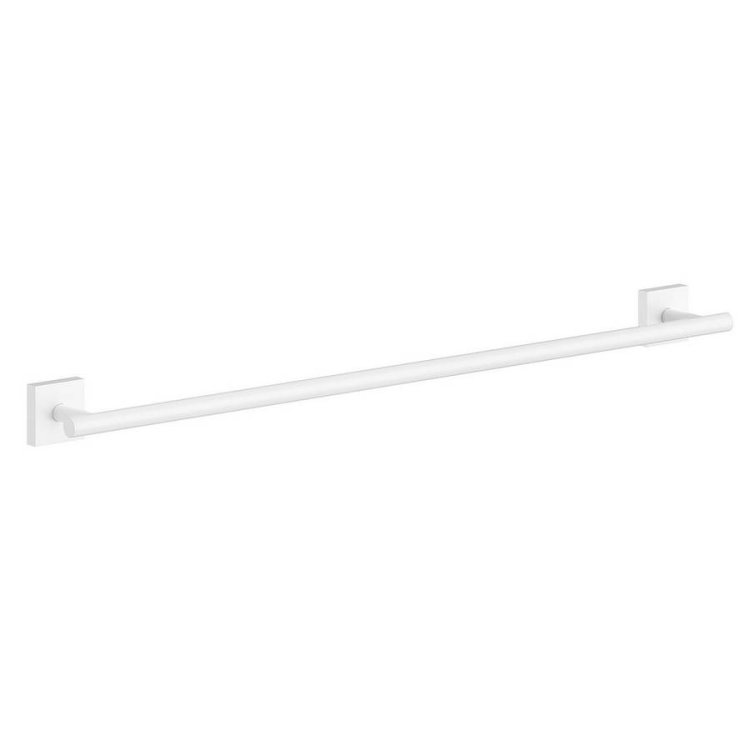 Smedbo House White Single Towel Rail