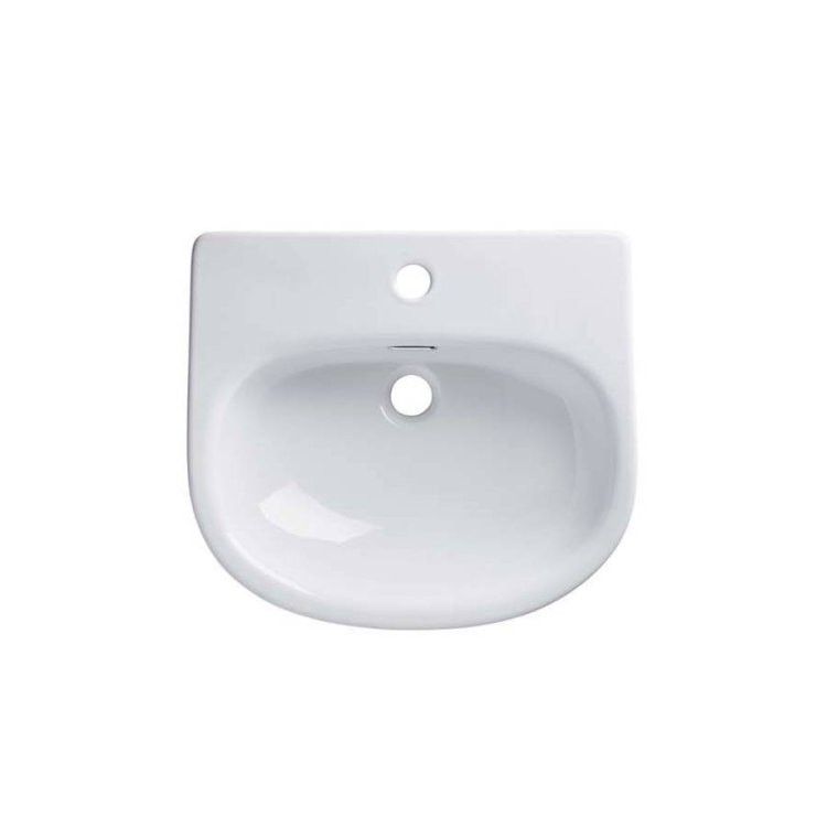 Tavistock Micra Evo 475mm 1 Tap Hole Semi-Countertop Basin