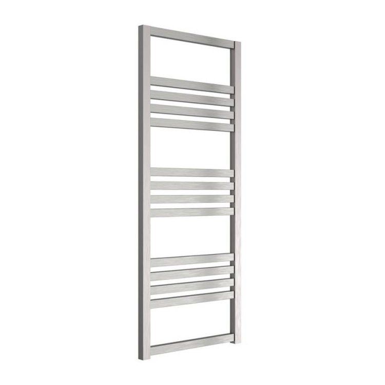 Reina Bolca 1200x485mm Satin Aluminium Towel Radiator