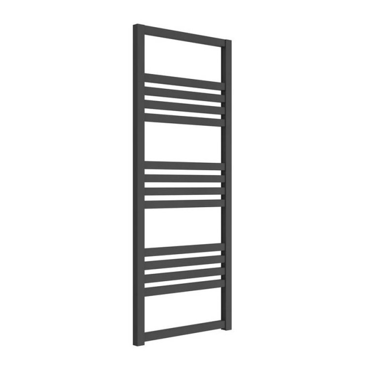 Reina Bolca 1200x485mm Anthracite Aluminium Towel Radiator