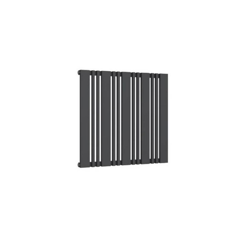 Reina Bonera 550x588mm Anthracite Mild Steel Horizontal Designer Radiator