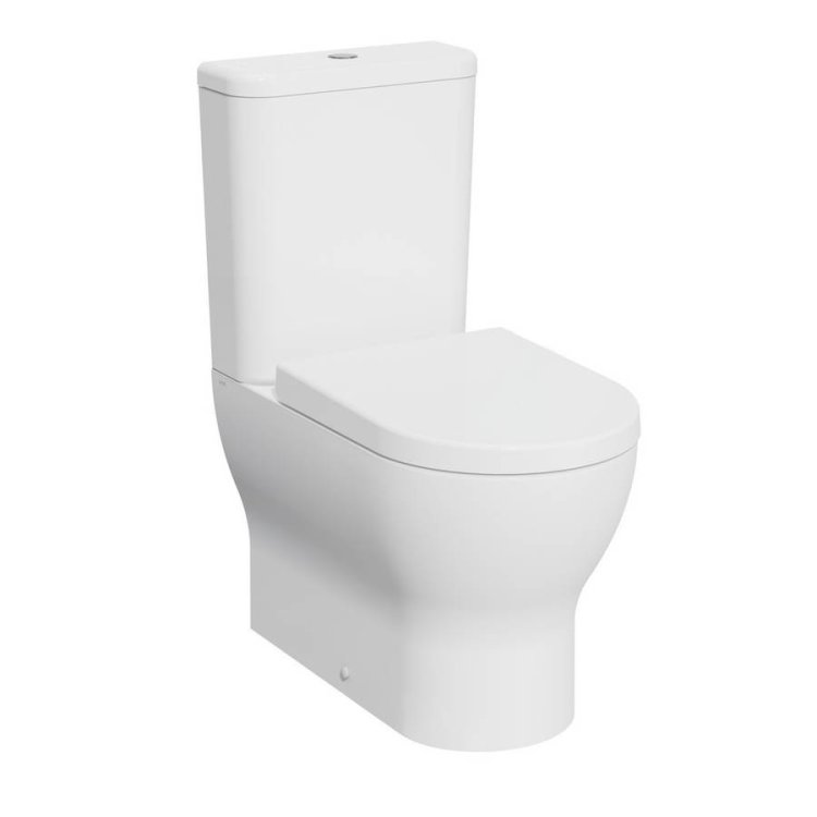 Kartell Eklipse Round Closed Back Close Coupled WC Pan and Cistern