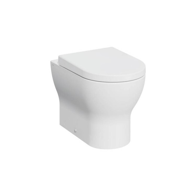 Kartell Eklipse Round Back To Wall Rimless WC Pan