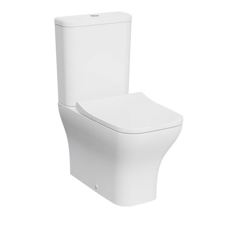 Kartell Eklipse Square Closed Back Close Coupled WC Pan and Cistern