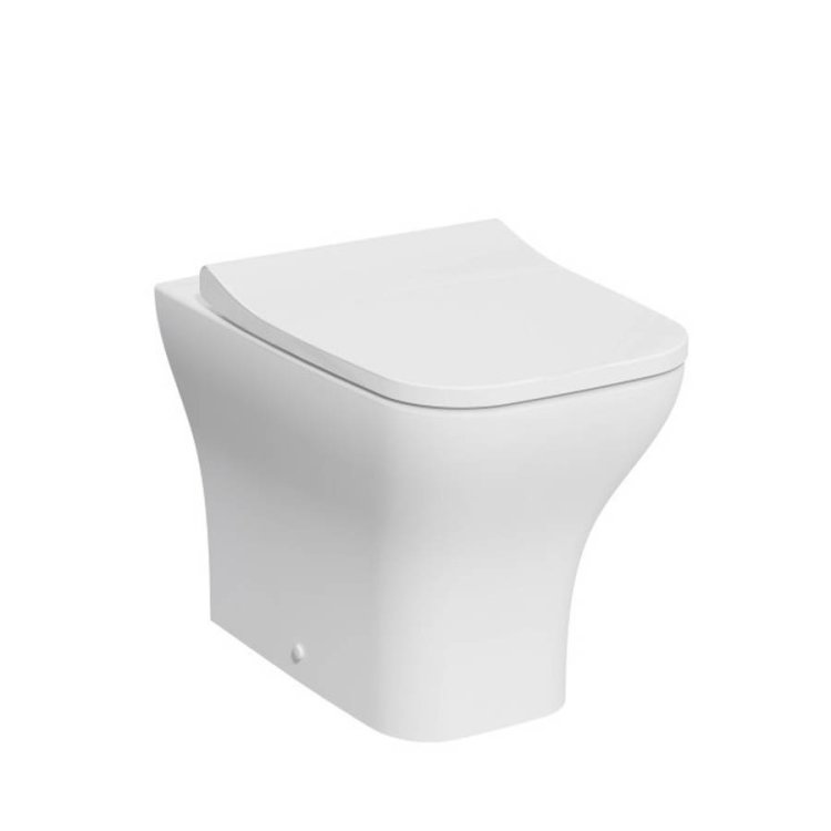 Kartell Eklipse Square Back To Wall Rimless WC Pan