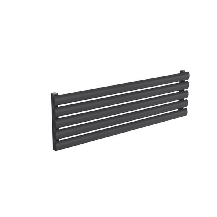 Reina Nevah 295x1000mm Anthracite Mild Steel Single Horizontal Radiator