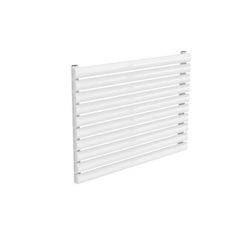 Reina Nevah 590x800mm White Mild Steel Single Horizontal Radiator