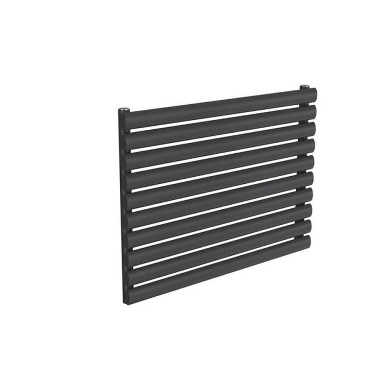 Reina Nevah 590x800mm Anthracite Mild Steel Single Horizontal Radiator