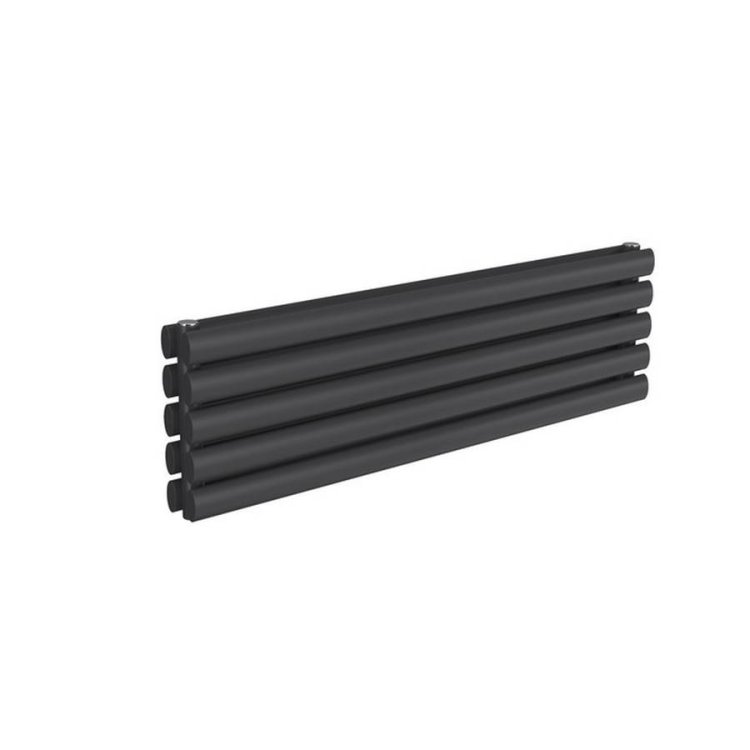 Reina Nevah 295x1000mm Anthracite Mild Steel Double Horizontal Radiator