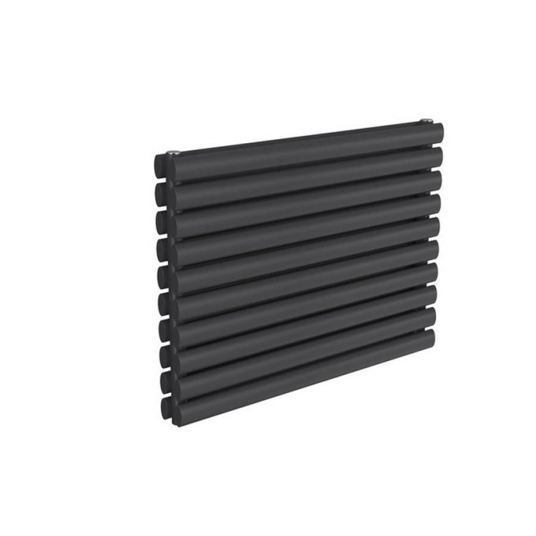 Reina Nevah 590x800mm Anthracite Mild Steel Double Horizontal Radiator