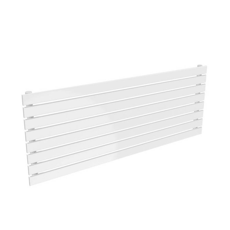 Reina Rione 544x1400mm White Mild Steel Single Horizontal Radiator