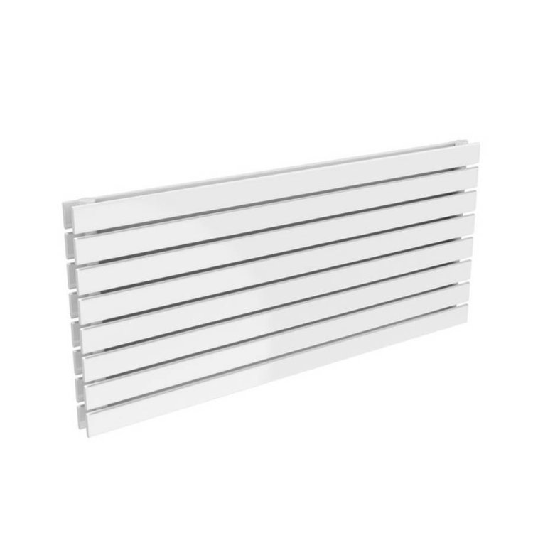 Reina Rione 544x1200mm White Mild Steel Double Horizontal Radiator