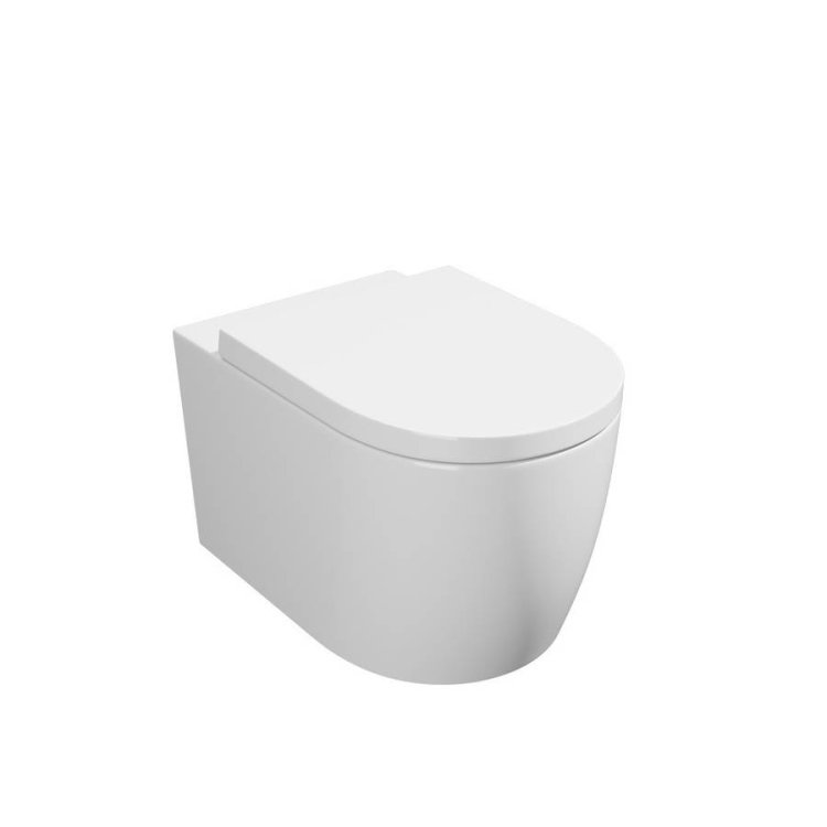 Kartell Genoa Round Wall Hung Rimless WC Pan