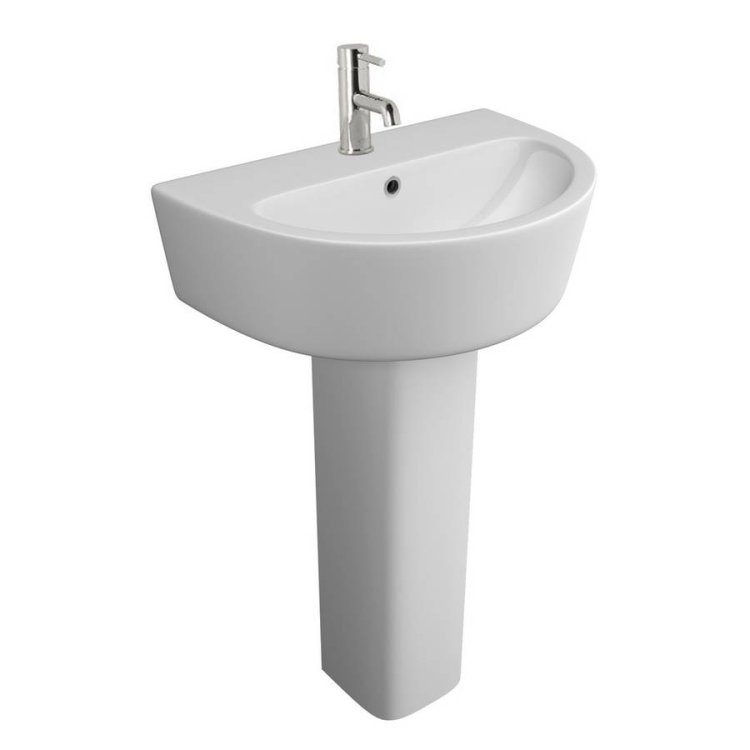 Kartell Genoa Round 550mm Basin and Pedestal