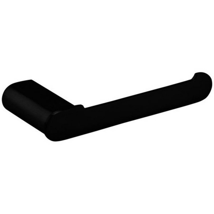 Kartell Nero Round Black Toilet Roller Holder