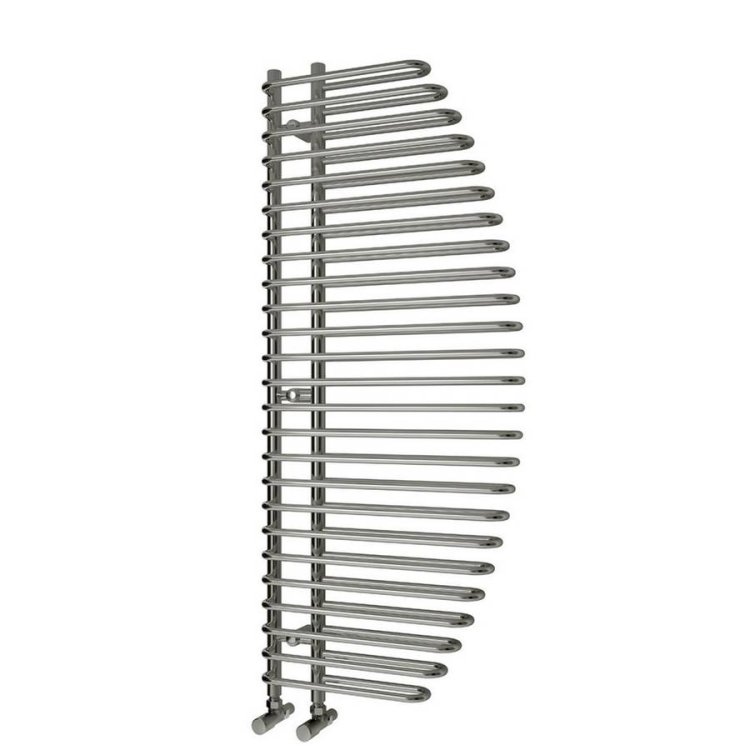 Reina Nola 1400x600mm Chrome Mild Steel Designer Radiator