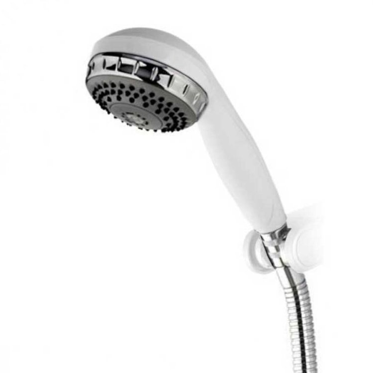 Aqualisa Varispray White and Chrome Shower Head 