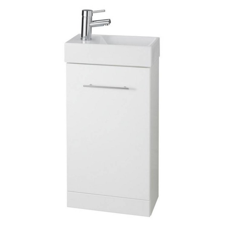 Kartell Impakt Cube 410mm Cloakroom Vanity Unit and Basin