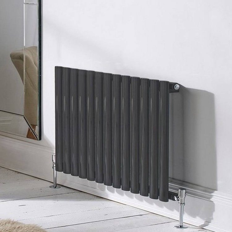 Kartell Aspen 600x370mm Anthracite Single Designer Radiator