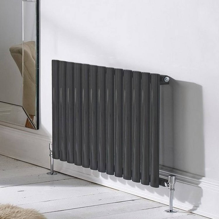 Kartell Aspen 600x1150mm Anthracite Single Designer Radiator