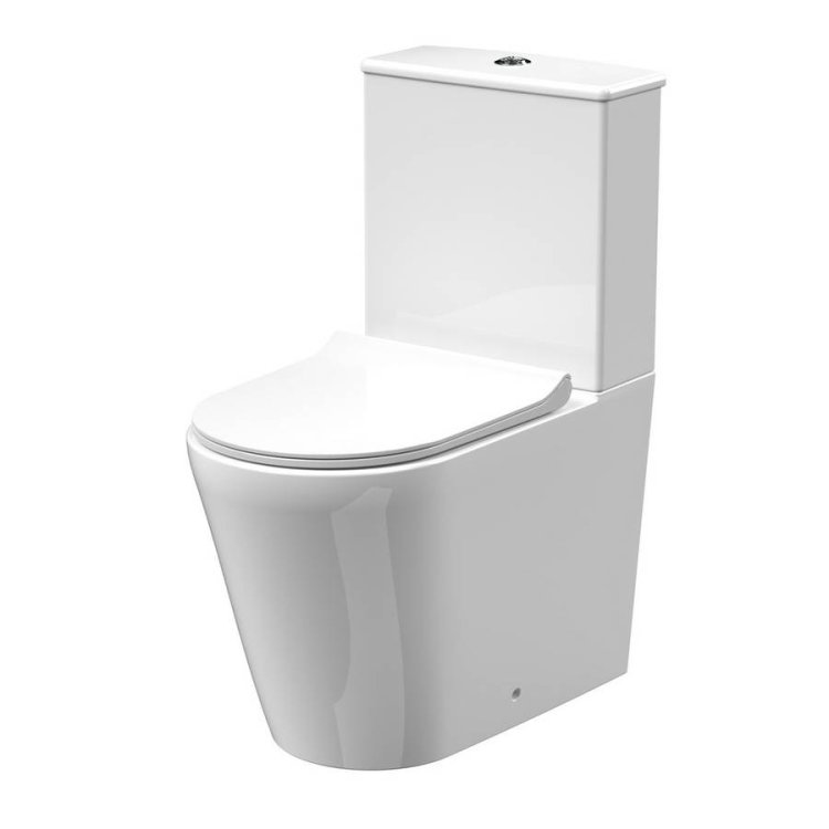 Nuie Freya Round Flush To Wall WC Unit