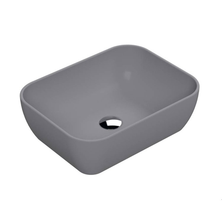 Nuie Luxe Grey 455mm Square Countertop Basin