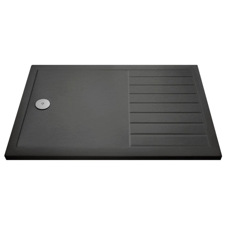 Nuie 1700x700mm Slate Grey Walk In Wetroom Shower Tray