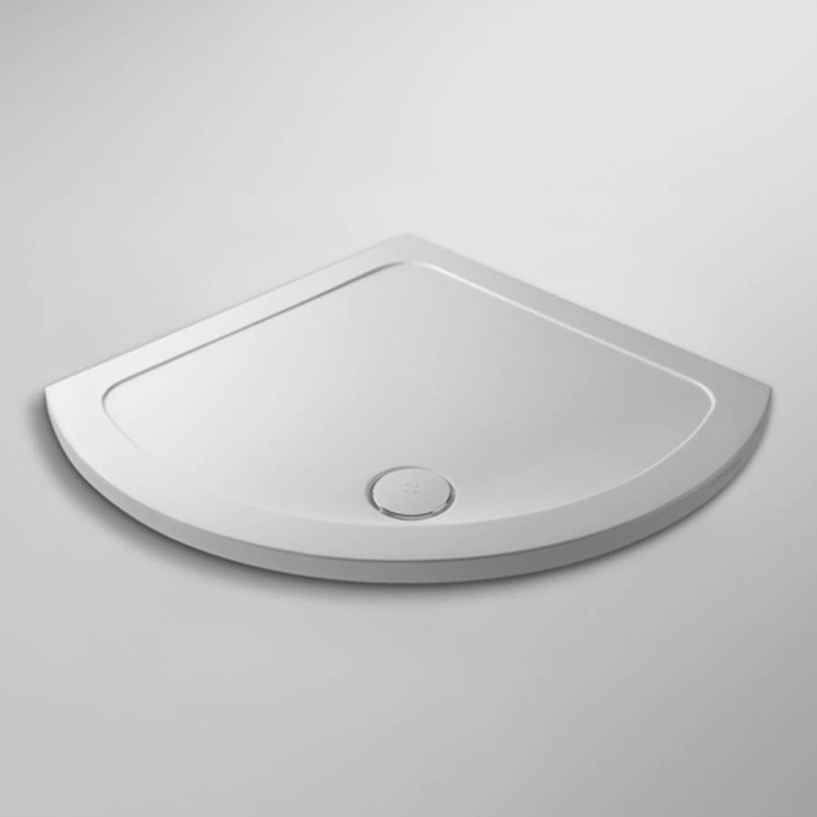 Nuie 850x850mm Gloss White Single Entry Shower Tray