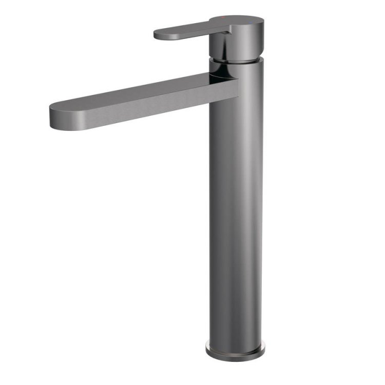 Nuie Arvan Gunmetal High Rise Mono Basin Mixer