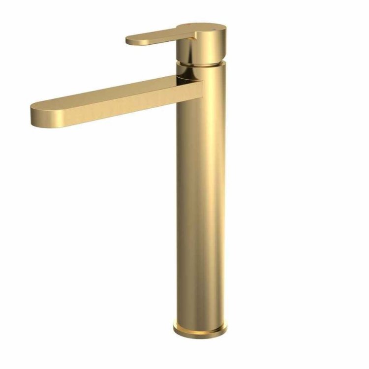 Nuie Arvan Brass High Rise Mono Basin Mixer 