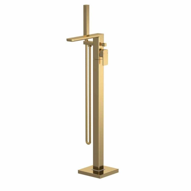 Nuie Windon Brass Freestanding Bath Shower Mixer