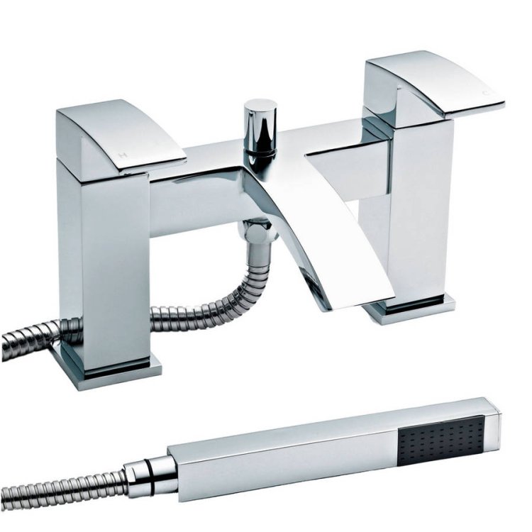 Nuie Vibe Chrome Bath Shower Mixer