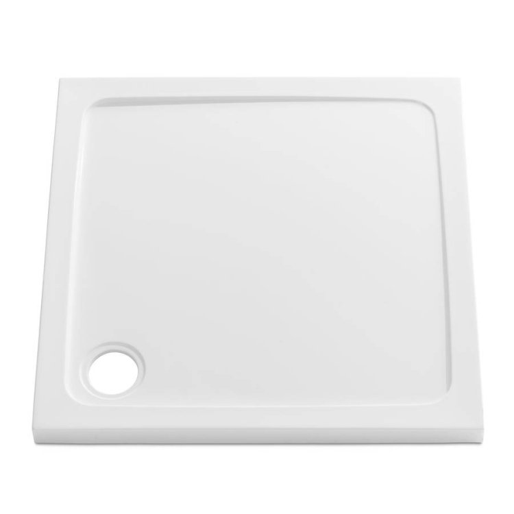 Kartell 800mm Square Anti Slip Shower Tray 