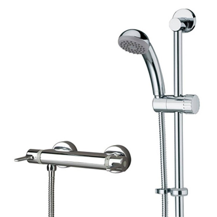 Bristan Design Utility Lever Thermostatic Bar Shower