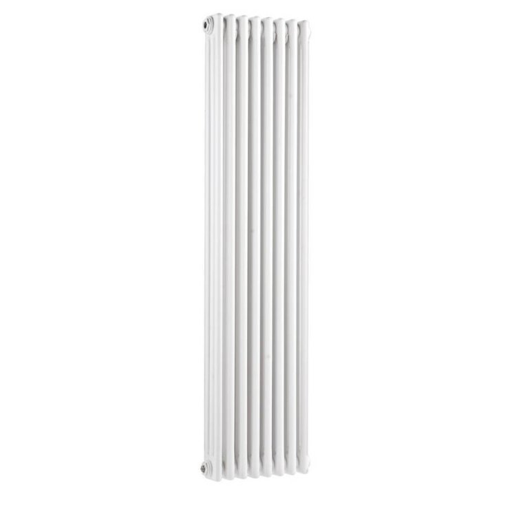 Nuie Colosseum White 1500 x 368mm Vertical Radiator