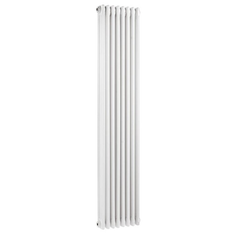 Nuie Colosseum White 1800 x 376mm Vertical Radiator