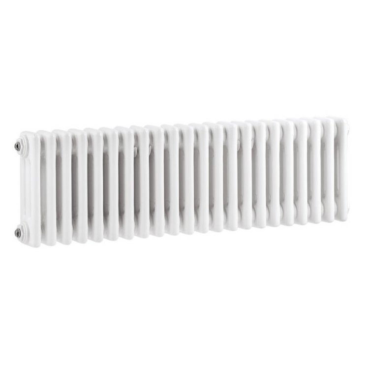 Nuie Colosseum White 300 x 999mm Horizontal Radiator