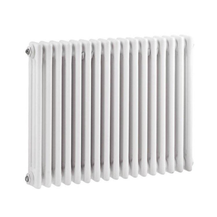 Nuie Colosseum White 600 x 777mm Horizontal Radiator