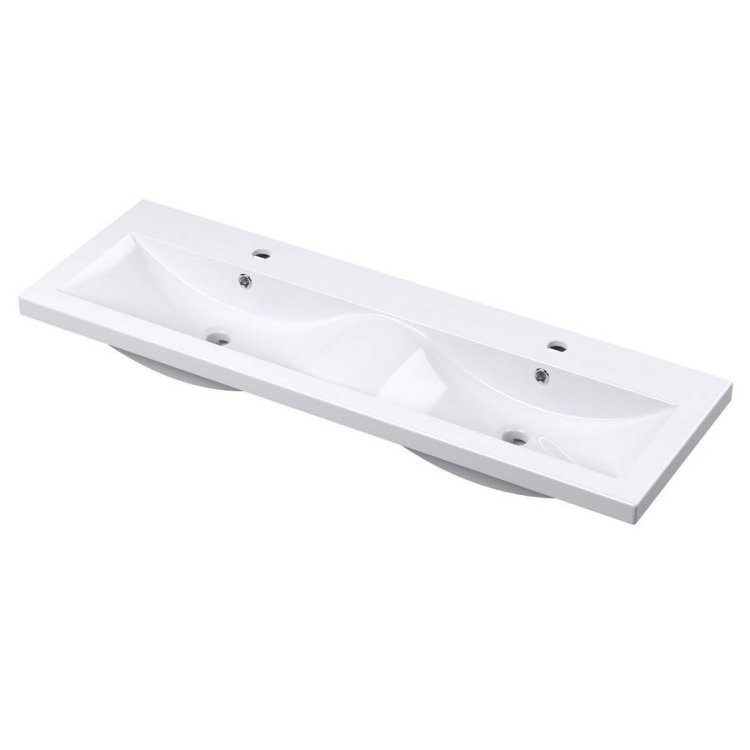 Nuie 1200mm Twin Ceramic Furniture Basin