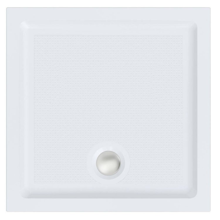 Roman Anti Slip 900mm White Square Shower Tray